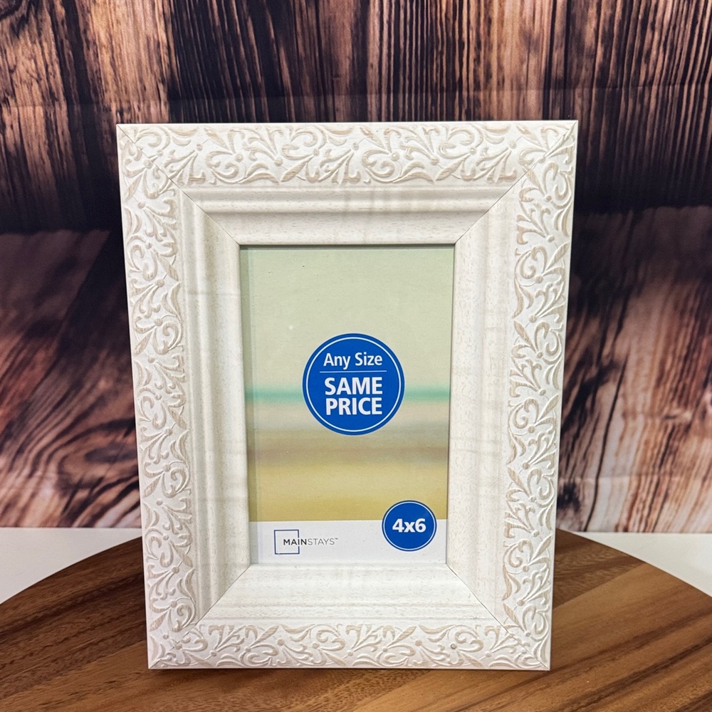 Mainstays White Decorative Photo Frame